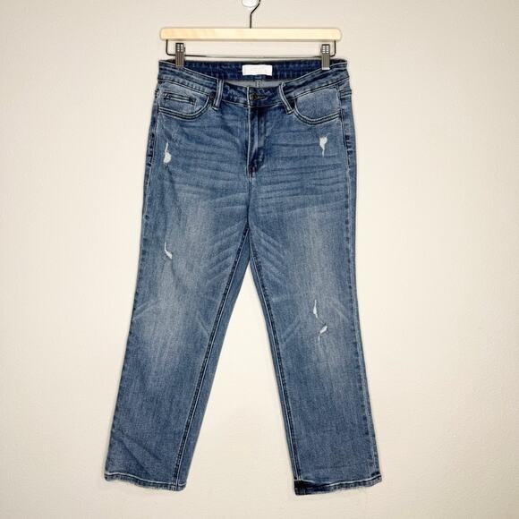 Vervet Denim - Vervet Afternoon Light Crop Straight Jeans Blue Size 29